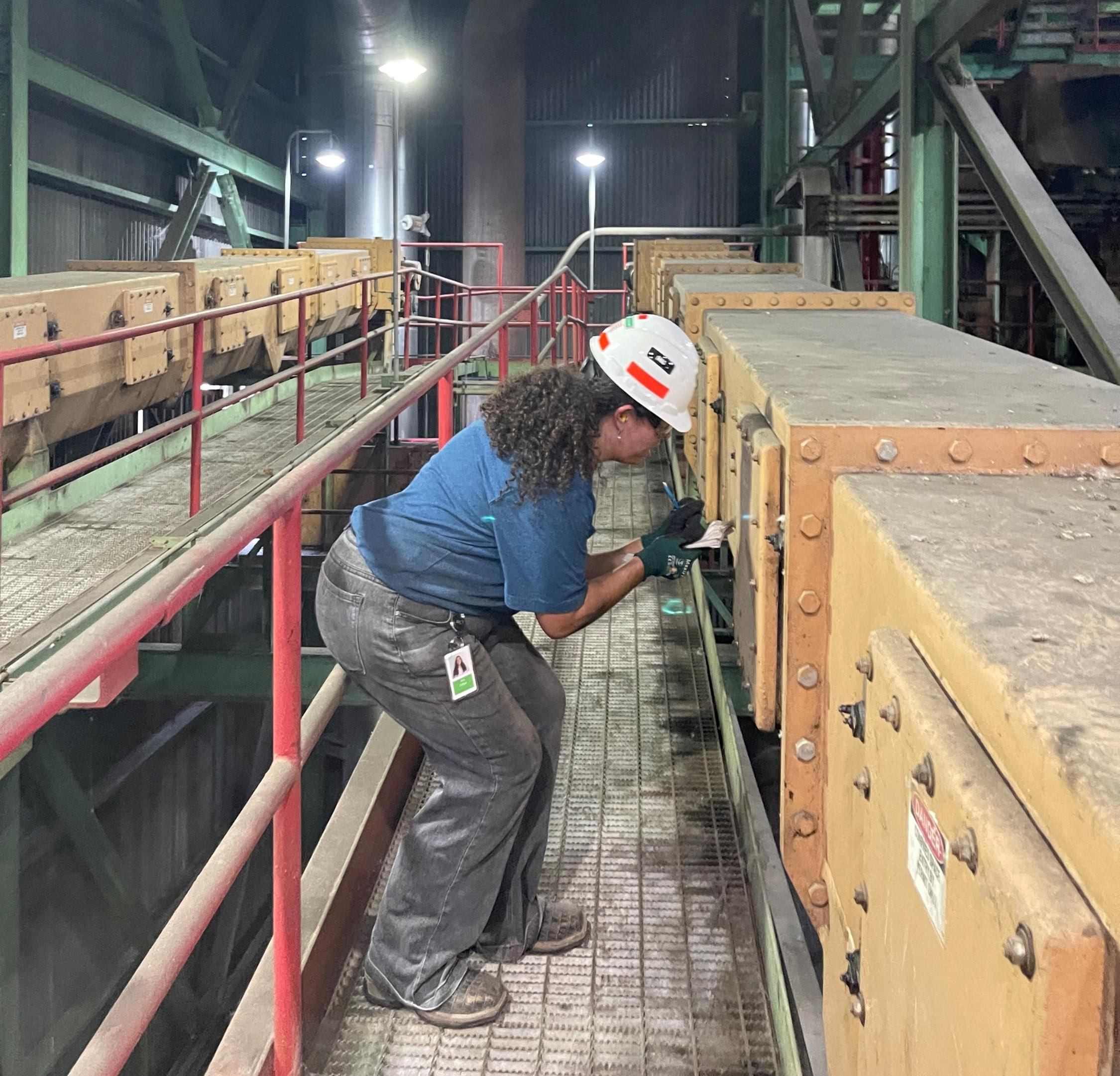 Leila working